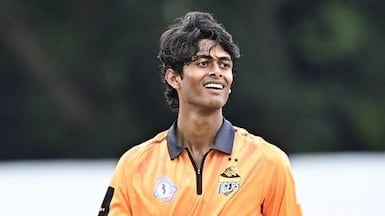 Leg-spinner Yash Raj Punja has become the first UAE-born player to be recruited to play in the IPL. Photo: Rajasthan Royals