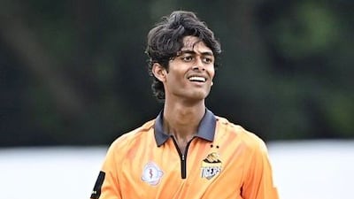 Leg-spinner Yash Raj Punja has become the first UAE-born player to be recruited to play in the IPL. Photo: Rajasthan Royals