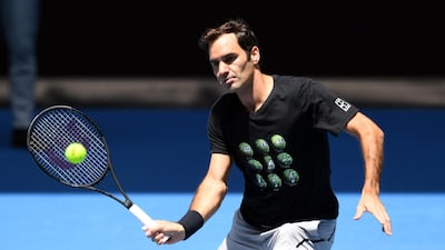 Roger Federer is trying to lower expectations that he can win the Australian Open. Julian Smith / EPA