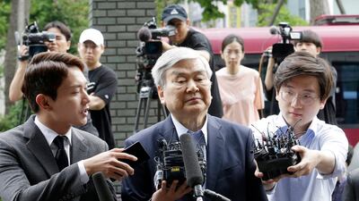 Cho had remained chairman of Korean Air, which is a non-board role, even after shareholders ousted him from the board. AP