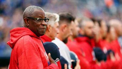 Manager Dusty Baker of the Washington Nationals. Jamie Squire / Getty Images