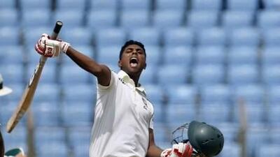 22 year old Sohag Gazi hit for a century and bowled a hat trick in the first Test with New Zealand.