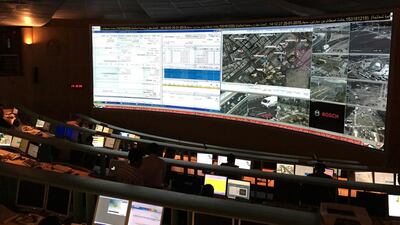 Dubai’s 999 centre. Police say prank calls can lead to charges being laid. Dana Moukhallati / The National