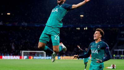 Tottenham Hotspur 1 Everton 0. Spurs had astonishing win over Ajax on Wednesday and they can translate that form to the league here. Son Heung-min may be suspended but Wednesday's hero Lucas Moura, pictured, can be the star again here. Action Images via Reuters