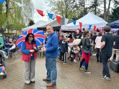 A coronation celebration in Everberg near Brussels. Sunniva Rose / The National