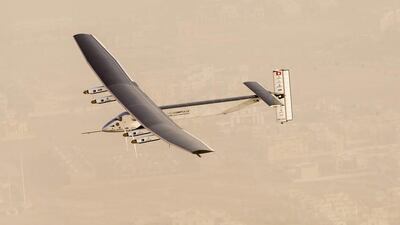 Solar Impulse proves that solar energy is good for the environment but it comes with its limitations. Photo: Jean Revillard / EPA