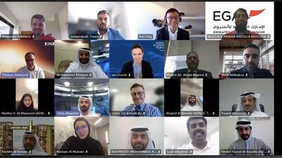 The Platform for Shaping the Future of Advanced Manufacturing and Production was held online by the UAE's Ministry of Industry and Advanced Technology and the World Economic Forum on Monday. Image: Ministry of Industry and Advanced Technology.