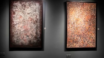 Scenes capture a spectrum of emotions in volcanic, fiery tones