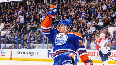 Nail Yakupov and the Edmonton Oilers are the only Western Conference side not finding any joy against the Eastern Conference. They are the only Western Conference team with a losing record against the East. Derek Leung / AFP