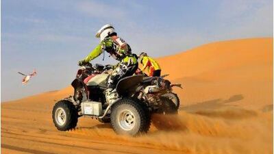 The Automobile and Touring Club of the UAE aims to show events like the Abu Dhabi Desert Challenge can be environmentally responsible. Courtesy photo