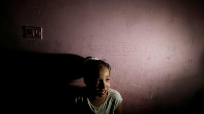 A relative of Palestinian boy Mohammed al-Hoam, 14, who was killed at the Israel-Gaza border fence, mourns during his funeral at the Buraij refugee camp in Gaza Strip. Reuters