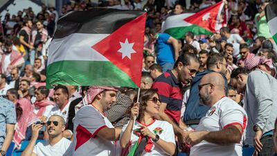 Jordan fans were in good voice to cheer on their side.