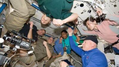 Hundreds of kilometres above the Earth's surface, the International Space Station is an ideal venue for microgravity research. Nasa / AP Photo