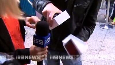 Jack Cooksey, the first owner of an iPhone 6 in Perth, Australia has a moment to forget.