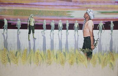 You Have the Right, They Have the Land (2023), by Mohammed Alhaj. Photo: Palestine Museum US