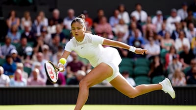 She wore the jewellery set with her Nike tennis whites. PA