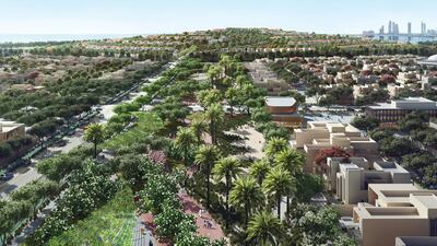 The development covers 51 million square metres, a vast area more than half the size of Abu Dhabi island