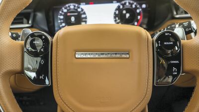 The perched driving position will be a selling point for many. Victor Besa / The National