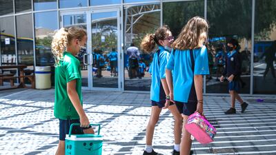 Awards will celebrate the best schools in Abu Dhabi. Victor Besa / The National