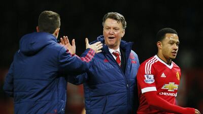 Louis van Gaal appeared near certain for the sack but a run of four successive wins has eased the pressure on the Manchester United manager. Jason Cairnduff / Reuters