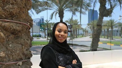 Alwiya A Thani, who has made four short movies, works at Image Nation in Abu Dhabi. Ravindranath K / The National