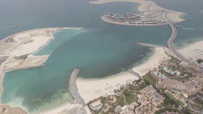 A 15-minute helicopter ride through the Uber app costs Dh650 per person, or Dh530 per person for groups of six or more. Antonie Robertson / The National