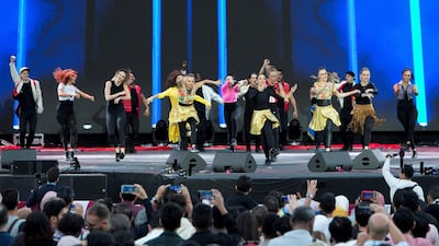 A performance before the DSF concert.