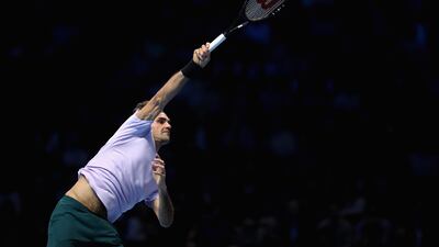 Roger Federer of Switzerland defeated Alexander Zverev. Photo by Julian Finney/Getty Images