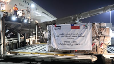 The UAE sent 9 tonnes of medical supplies to Chile to bolster the country’s efforts to curb the spread of Covid-19. Wam