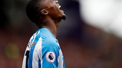 Huddersfield Town's Adama Diakhaby reacts. Action Images / Reuters