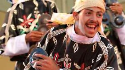 Gnawa musicians perform during the opening ceremony of the 11th Gnawa Festival of Music last month.