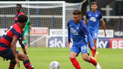 Andrea Borg has swapped life in Dubai for the challenges of English Division One football with Peterborough United. Joe Dent / Peterborough United Football Club
