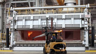 Emirates Global Aluminium relies on export markets to sell its product, which is being choked out by China. Rich-Joseph Facun / The National