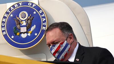 US Secretary of State Mike Pompeo and Democrat presidential candidate Joe Biden expressed support for the Abraham accord. AFP