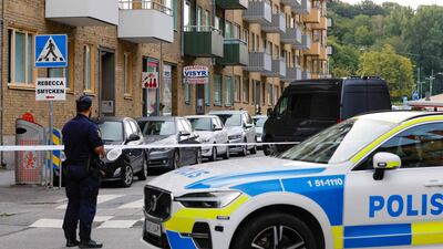 Bomb squad experts were called in following overnight explosions that highlighted the threat of Sweden's underworld. AFP
