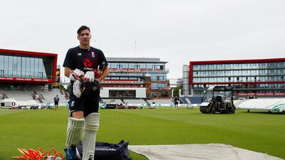 Rory Burns during nets. Reuters