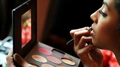 India's 100 billion rupee cosmetics market is expected to double by 2014. AFP