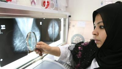 Dr Jalaa Taher, manager of non-communicable diseases at the Health Authority Abu Dhabi and a passionate advocate of cancer prevention, says 'the only way we can tackle high rates of cancer is by addressing the problem at the core'. Nicole Hill / The National