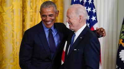 Former President Barack Obama's presidential portrait will be unveiled at the White House on September 7, in a ceremony hosted by President Joe Biden. AP