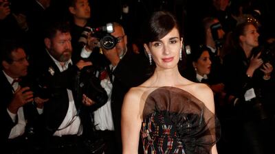 Paz Vega in Rami Kadi at the screening of 'Rambo V: Last Blood' at the 72nd annual Cannes Film Festival on May 24, 2019. EPA