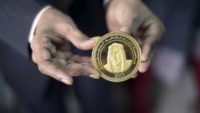 The principal of Sheikh Khalifa bin Zayed Bangladeshi Islamia School with the prize. Reem Mohammed / The National