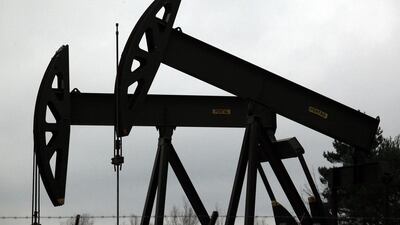Oil has collapsed into a bear market as the US pumps crude at the fastest rate in three decades. Matt Cardy / Getty Images