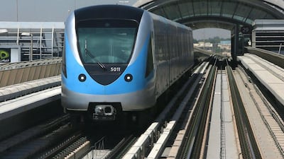 Serco operates the Dubai Metro and Tram in Dubai. Pawan Singh / The National