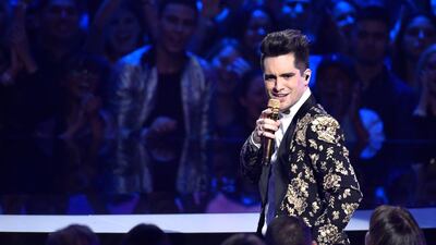 Brendon Urie of Panic! At the Disco performs AP