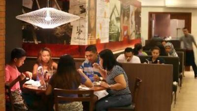 Max's Restaurant serves fried chicken and traditional Filipino dishes. Pawan Singh / The National