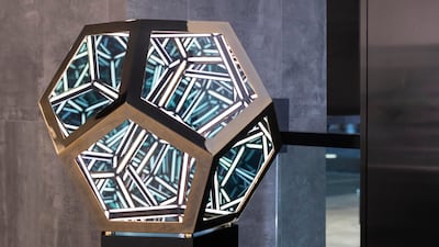 24" Icosahedron (Bronze)