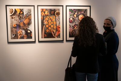 Philosophy of Food features works by 38 artists living in the UAE. Antonie Robertson / The National