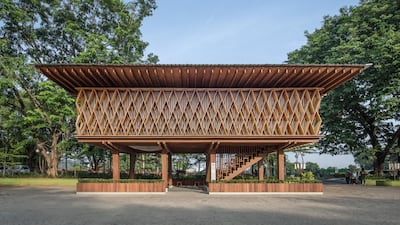 Microlibrary Warak Kayu by SHAU Semarang, Indonesia.