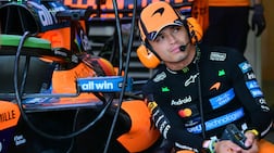 McLaren's Lando Norris ahead of the first practice session for the 2026 Azerbaijan Grand Prix. AFP