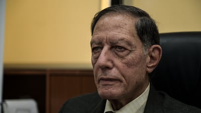 President of Lebanon's supervisory commission for elections, retired judge Nadim Abdelmalak, at his office in Beirut, talks about how current lack of power and funding mean the department is unable to effectively observe the upcoming general election.